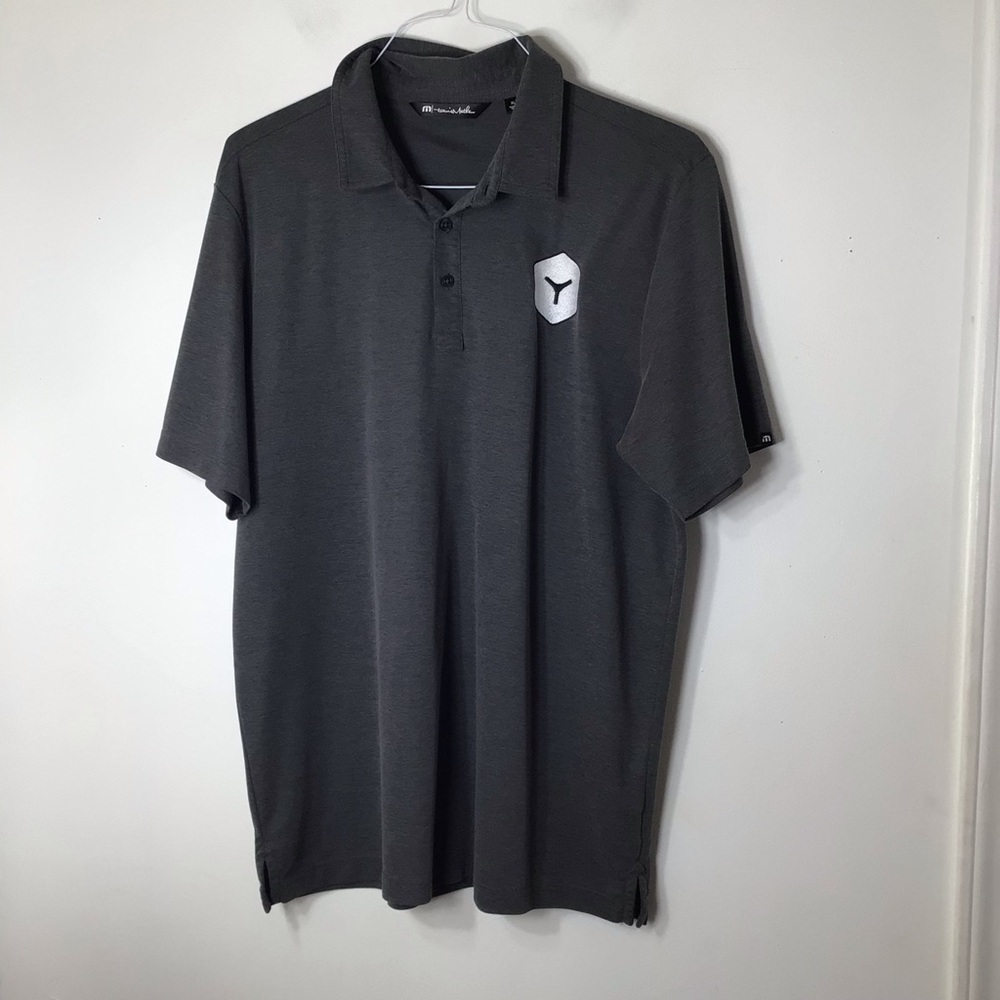 Travis Matthew polo shirt men xl grey - Picture 1 of 9